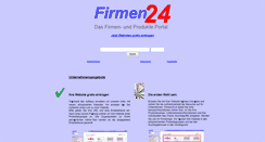 Desktop Screenshot of firmen24.ch